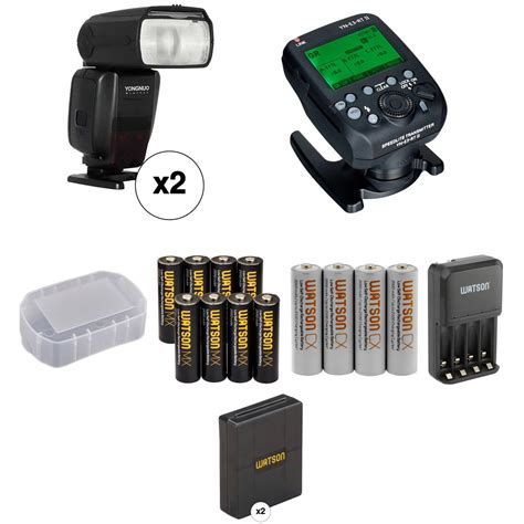 Yongnuo Speedlite YN600EX RT II Wireless Flash Kit For Canon