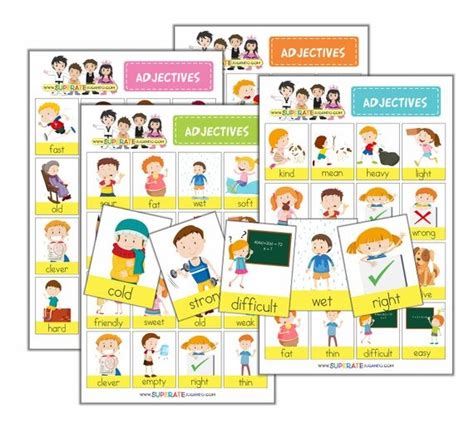 Adjectives 1 Diagram Quizlet