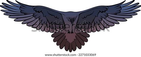 Raven Vector Graphics Illustration Art Stock Vector (Royalty Free) 2271033069 | Shutterstock