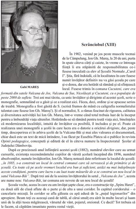 Târgoviştea literară PROZĂ Gabi MAREȘ