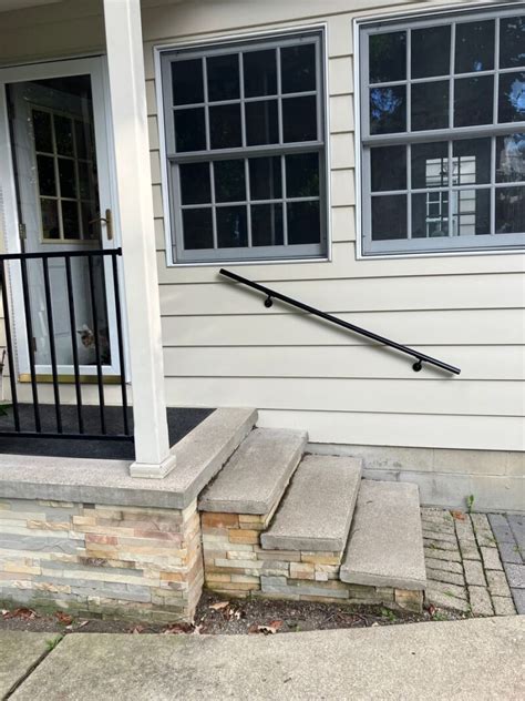 Installing Handrails On Stairs Aluminum Handrail Direct