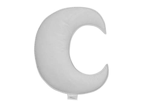 Detský Vankúš Mesiac Velvet Grey Bonybon