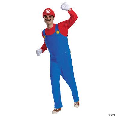 Adult Elevated Super Mario Brothers Mario Costume