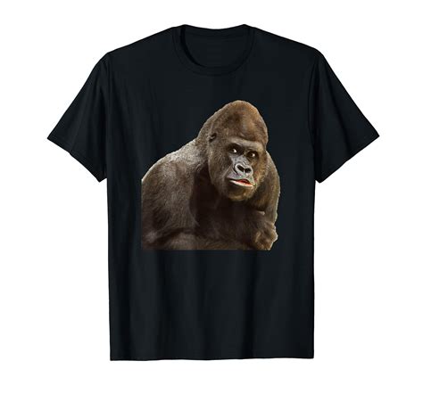 Gorilla Ape T Shirt Wildlife Zoo Animals Prints Preservation