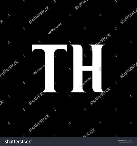 letter logo design stock vector royalty
