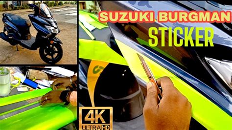 Customizing My Suzuki Burgman With Awesome Sticker Modifications Diy