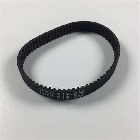 10mm Width Black Rubber Timing Belt Htd3m 201 204 207 210 213 216 219