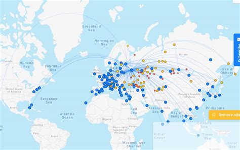 Карта маршрутов самолетов в мире фото PwCalc ru