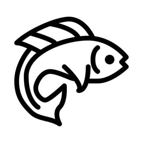 Fish Pond Clipart Black And White Fish