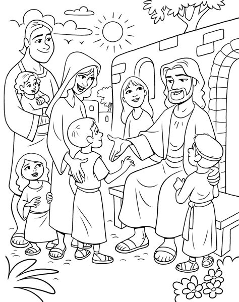 Lds Jesus Christ Coloring Pages - An illustration of the third article ...