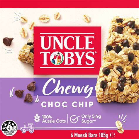 Muesli Bar Chewy Choc Chip Uncle Tobys