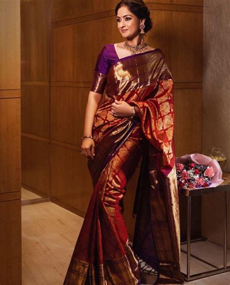 Simran Bagga Looks Graceful As Ever In A Silk Saree For Power Of Womenawards