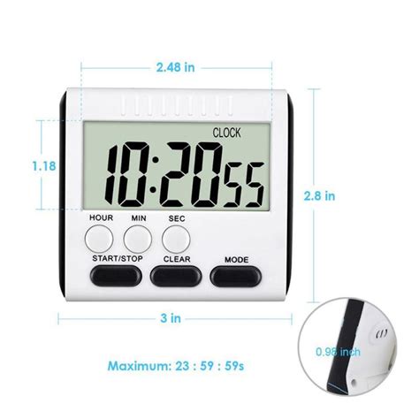 Digitale Scherm Kookwekker Lcd Wekker Grote Digita Grandado