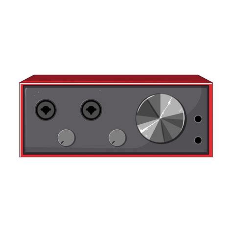 Modern Audio Interface Cartoon Vector Illustration 22499863 Vector Art