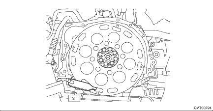 Subaru Legacy Bn Bs Service Manual Removal Drive Plate