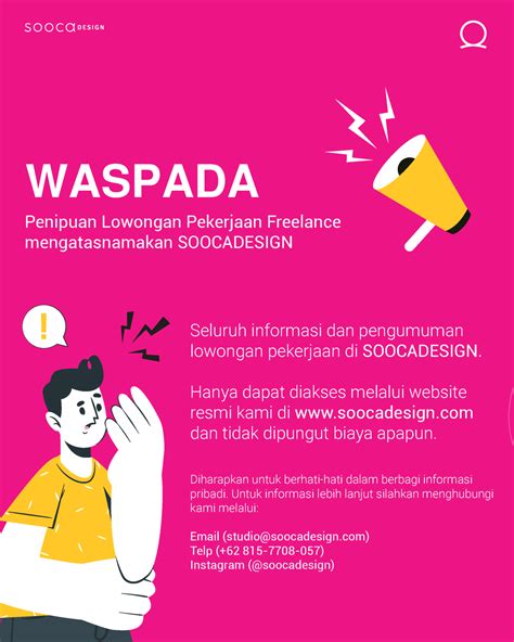 Waspada Penipuan Lowongan Pekerjaan Sooca