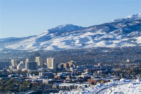 Mt Rose Ski Slopes And Reno Glitz