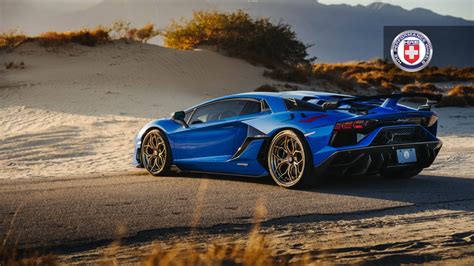 Lamborghini Aventador Svj With Hre S Sc In Frozen Polished Champagne