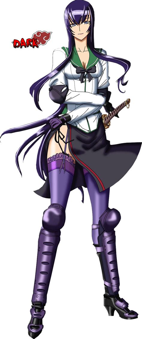 Saeko Busujima Render By Darkrobi On Deviantart