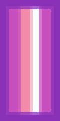 Femme Lesbian Flag Minecraft Banner