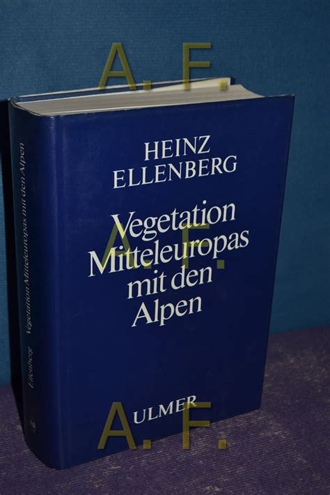 Vegetation Mitteleuropas Mit Den Alpen Von Ellenberg Zvab