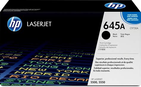 Hp C9730a 645a Original Laserjet Toner Cartridge Black Single Pack