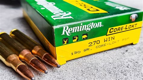 270 Win Remington Core Lokt YouTube