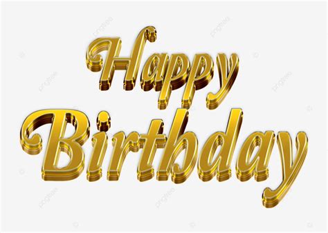 Happy Birthday Golden Glitter Shiny 3d Design Happy Birthday 3d Design