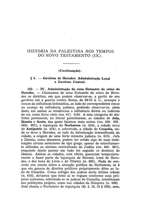 Pdf História Da Palestina Nos Tempos Do Novo Testamento Ix