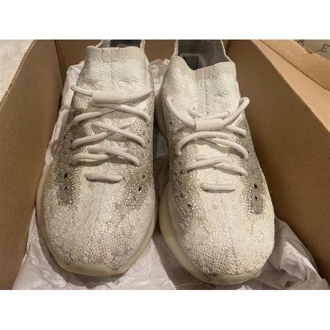 Yeezy Women's White and Grey Trainers | Depop