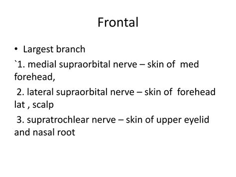 Nerve Supply Of Face 1 Ppt Free Download