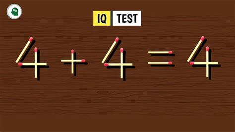 Fix The Equation By Moving Match Hard Matchstick Puzzle Youtube