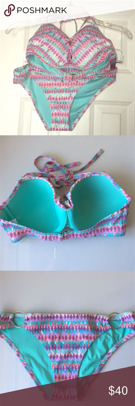 Nwot Pastel Bikini Pastel Bikini Bikinis Swim Bikinis Hot Sex Picture