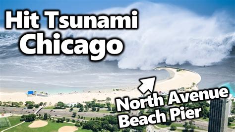 Chicago Lincoln Parktsunami Simulation From Lake Michiganflash Flood