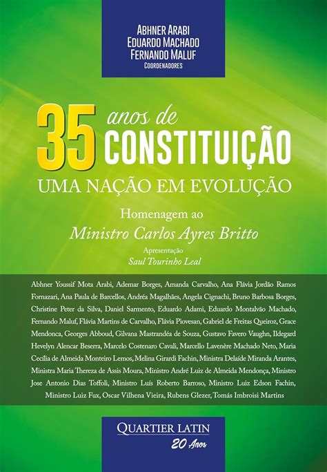 Anos De Constitui O Uma Na O Em Evolu O Homenagem Ao Ministro