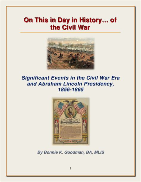 Abraham Lincoln Civil War Timeline