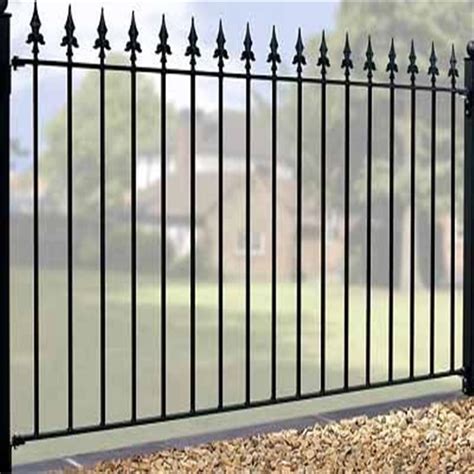 Fence Powder Coated Wrought Iron Fence Panel Garden Fencing Fence And