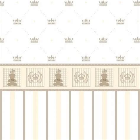 Papel De Parede Adesivo Baby Príncipe Ursinhos Nude m Parcelamento sem juros