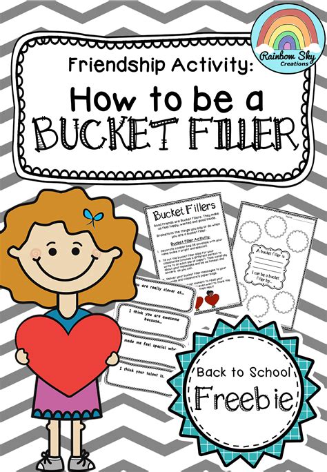 How To Be A Bucket Filler Included In This Pack Is An Explanation Of