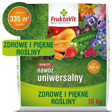 WIELOSKŁADNIKOWY NAWÓZ OGRODOWY FRUKTOVIT DO OGRODU OGRODNICZY 10KG