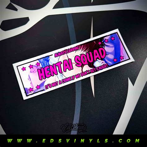Hentai Squad Slap Stiker 1 Edsvinyls
