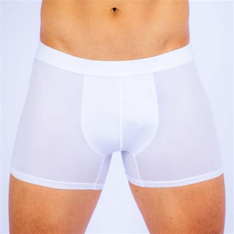 Kit Cueca Boxer Adulto Branca Plus Size E Slim Faz A Boa