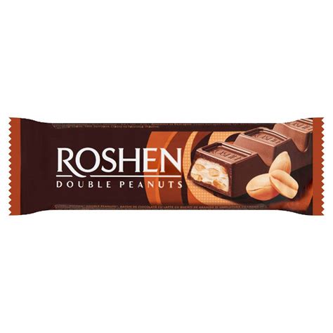 Roshen Baton Double Peanuts Z Kremem O Smaku Arachidowym 29 G