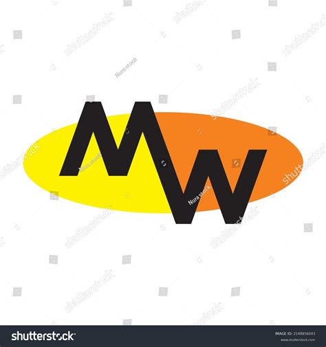 Mw Alphabet Symbol Vector Logo Stock Vector (Royalty Free) 2148856043 ...