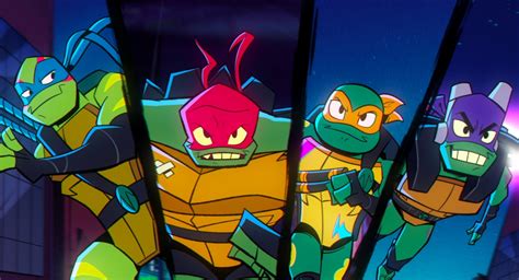 Le film animé Rise of the Teenage Mutant Ninja Turtles 5 août 2022 sur