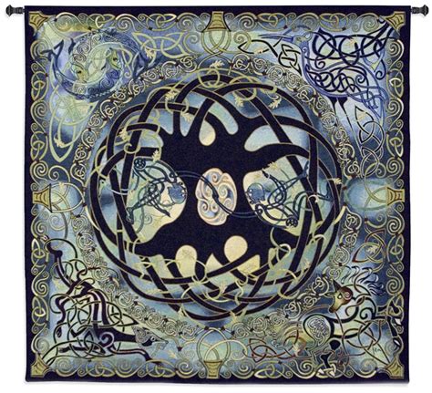 Celtic Tree Of Life Tapestry Wall Hanging Art Home