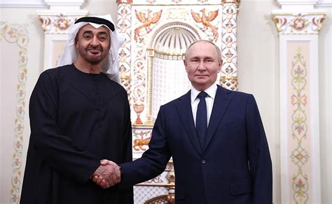 Неформальная встреча с Президентом ОАЭ Мухаммедом Аль Нахайяном ...