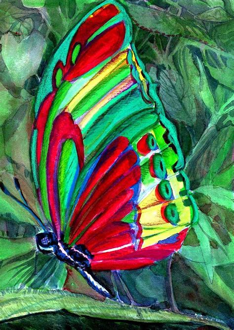 The Butterfly Painting By Mindy Newman Fine Art America