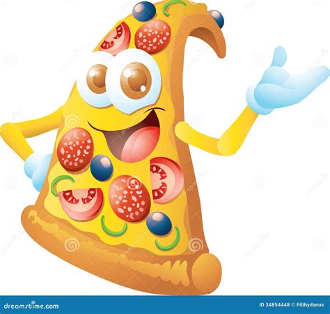 Pizza Cartoon Character Royalty Free Stock Photos Image