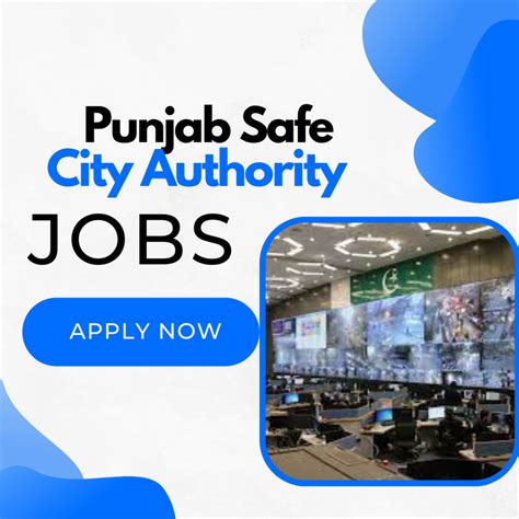 New Jobs In Punjab Safe City Authority Asif Brain Academy